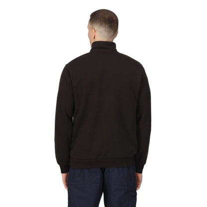 Black - Lifestyle - Regatta Professional Mens Quarter Zip Sweatshirt