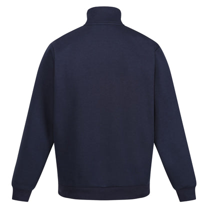 Navy - Back - Regatta Professional Mens Quarter Zip Sweatshirt