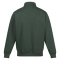 Dark Green - Back - Regatta Professional Mens Quarter Zip Sweatshirt