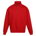 Classic Red - Front - Regatta Professional Mens Quarter Zip Sweatshirt