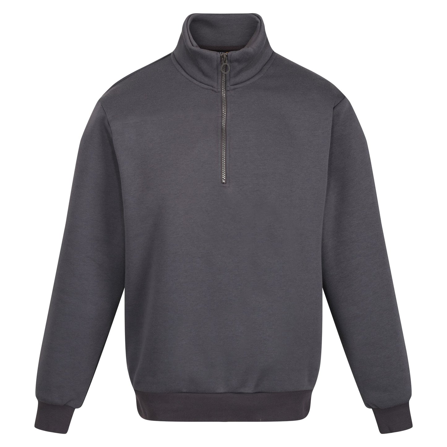 Seal Grey - Front - Regatta Professional Mens Quarter Zip Sweatshirt