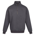 Seal Grey - Front - Regatta Professional Mens Quarter Zip Sweatshirt