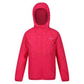 Pink Potion - Front - Regatta Childrens-Kids Volcanics VII Reflective Waterproof Jacket