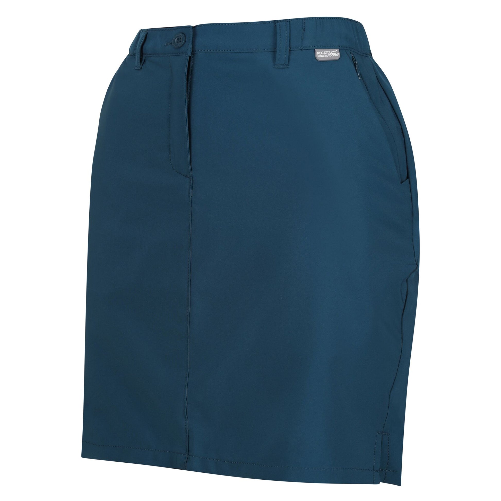 Moroccan Blue - Side - Regatta Womens-Ladies Highton Skort III Skirt