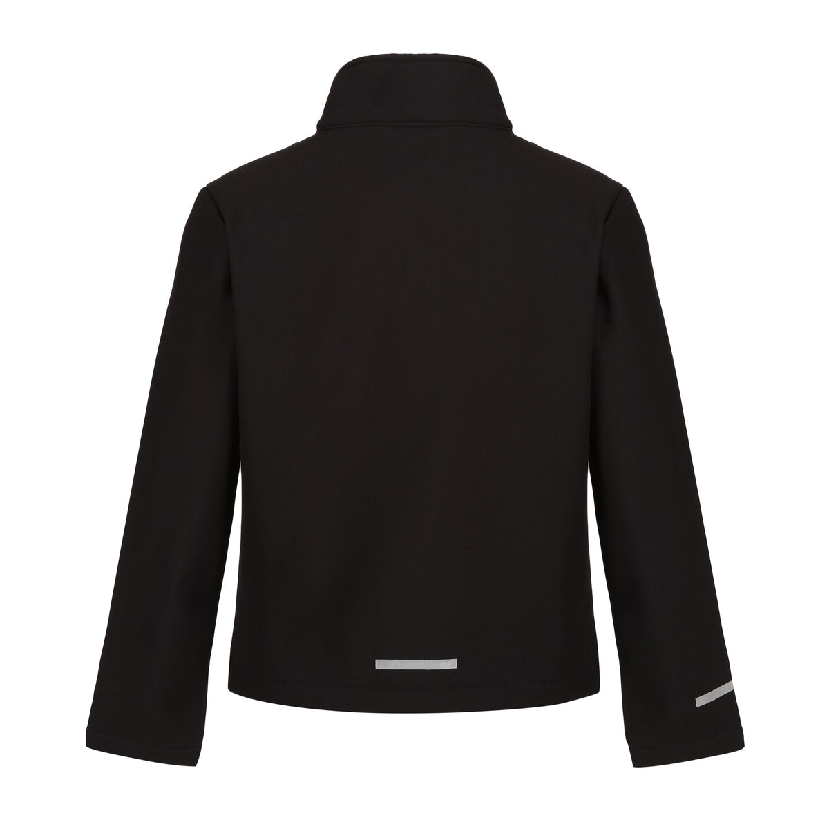 Black - Back - Regatta Professional Childrens-Kids 2 Layer Soft Shell Jacket