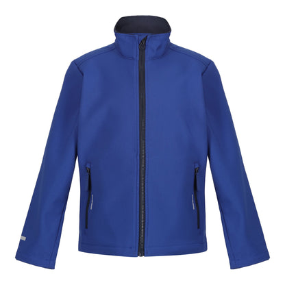 New Royal-Navy - Front - Regatta Professional Childrens-Kids 2 Layer Soft Shell Jacket