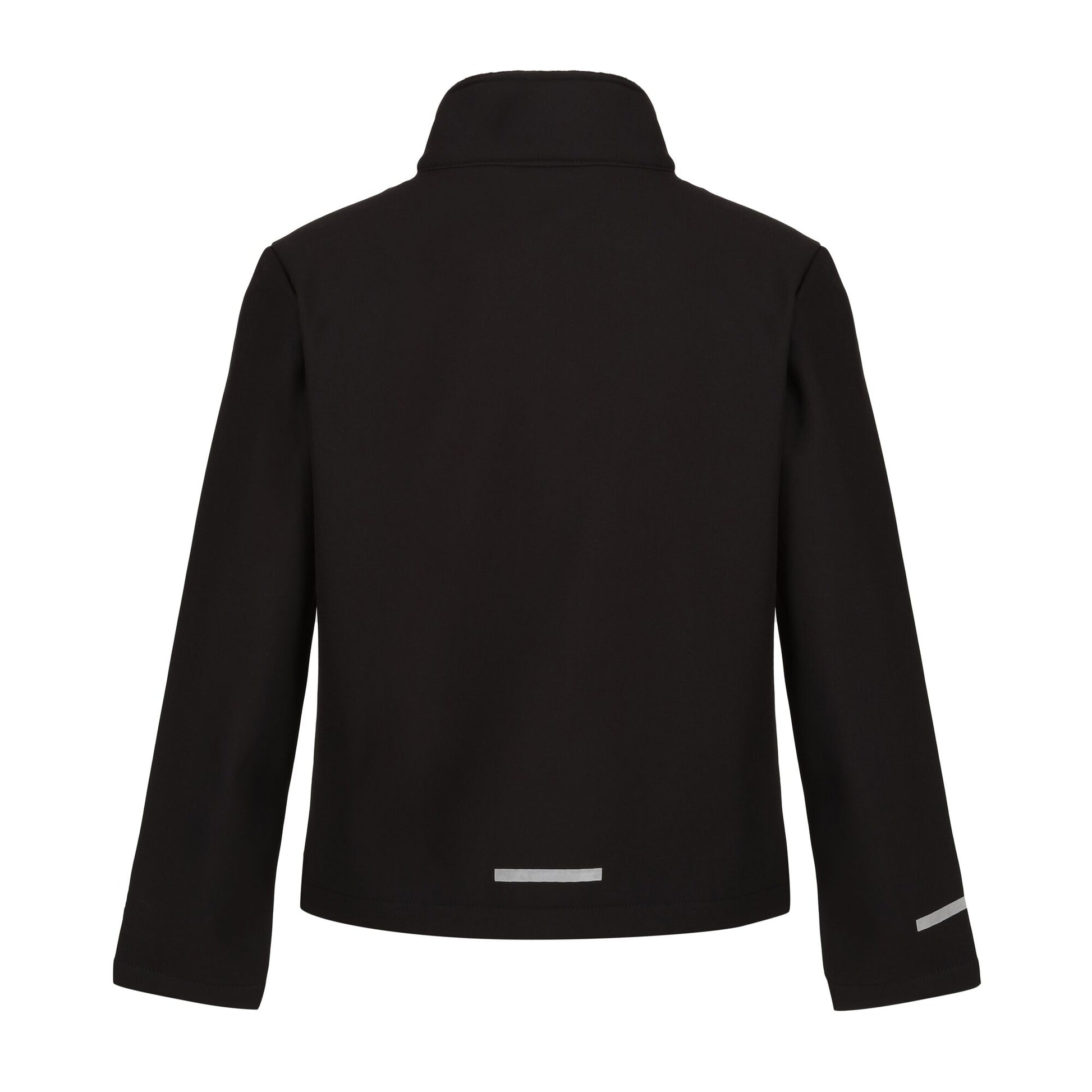 Black - Back - Regatta Professional Childrens-Kids 2 Layer Soft Shell Jacket