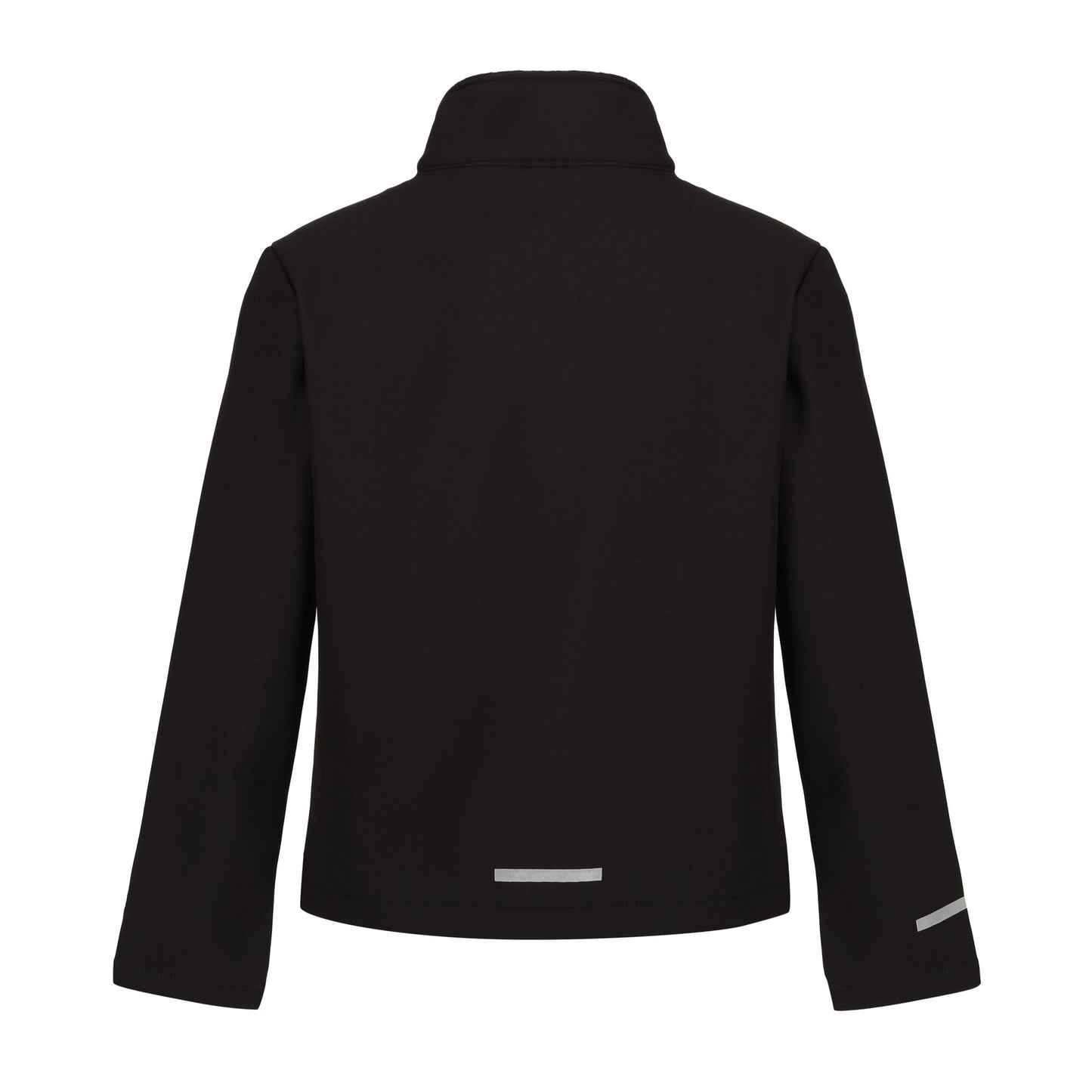 Black - Back - Regatta Professional Childrens-Kids 2 Layer Soft Shell Jacket