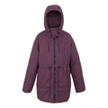 Deep Plum - Front - Regatta Womens-Ladies Rurie Baffled Padded Jacket