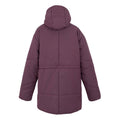 Deep Plum - Back - Regatta Womens-Ladies Rurie Baffled Padded Jacket