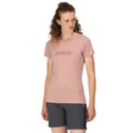 Dusky Rose - Pack Shot - Regatta Womens-Ladies Fingal VII Logo T-Shirt