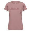 Dusky Rose - Front - Regatta Womens-Ladies Fingal VII Logo T-Shirt
