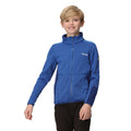 Strong Blue-New Royal - Side - Regatta Childrens-Kids Highton IV Full Zip Fleece Jacket
