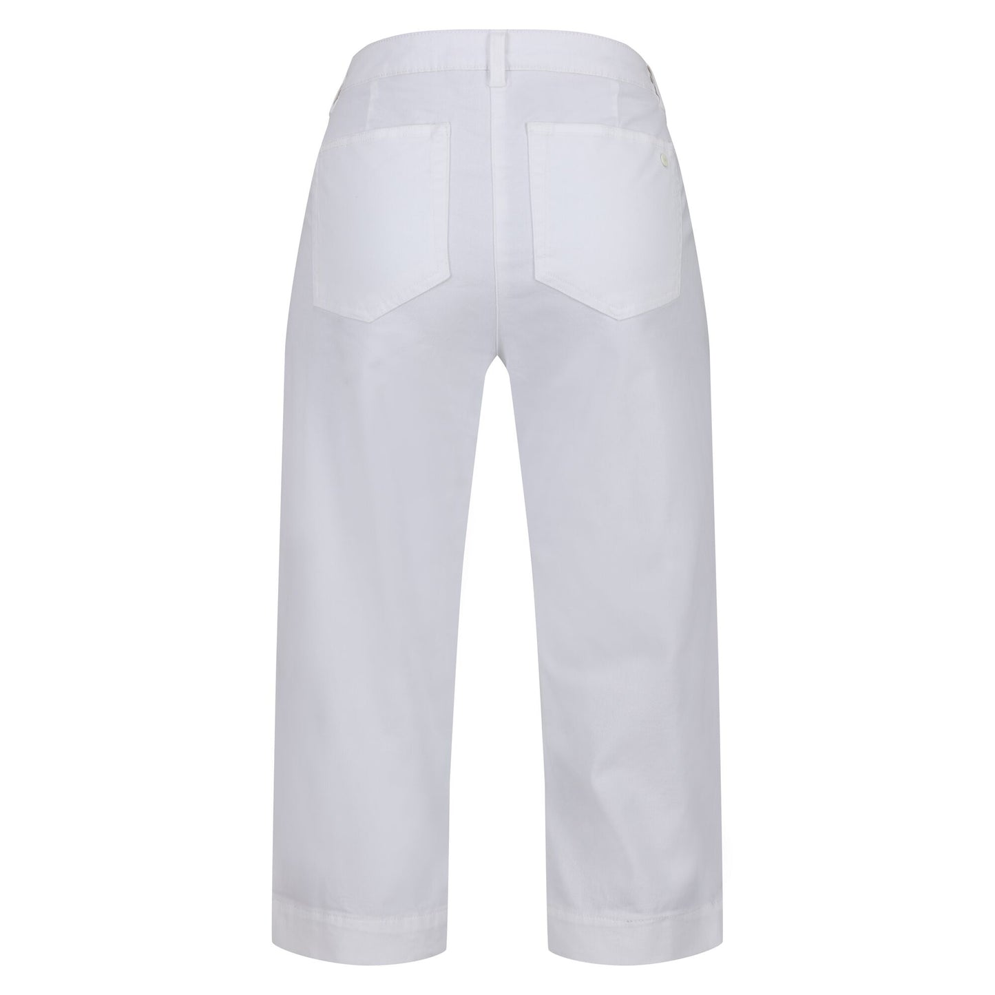 White - Back - Regatta Womens-Ladies Bayla Cropped Trousers