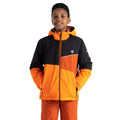 Puffins Orange-Black - Lifestyle - Dare 2B Childrens-Kids Steazy Ski Jacket