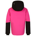 Pure Pink-Black - Back - Dare 2B Childrens-Kids Steazy Ski Jacket