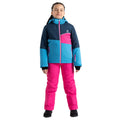 Moonlight Denim-Swedish Blue - Pack Shot - Dare 2B Childrens-Kids Steazy Ski Jacket