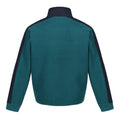 Spruce Green-Navy - Back - Regatta Mens Vintage Fleece Top
