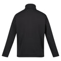 Dark Grey - Back - Regatta Mens Edley Diagonal Fleece Full Zip Fleece Jacket