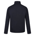 Navy - Back - Regatta Mens Edley Diagonal Fleece Full Zip Fleece Jacket