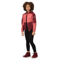 Mineral Red-Burgundy - Pack Shot - Regatta Childrens-Kids Dissolver VII Full Zip Fleece Jacket
