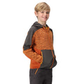 Orange Peel - Lifestyle - Regatta Childrens-Kids Dissolver VII Full Zip Fleece Jacket