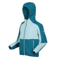 Sea Haze-Gulfstream - Side - Regatta Childrens-Kids Dissolver VII Full Zip Fleece Jacket