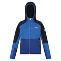 Strong Blue-Navy - Front - Regatta Childrens-Kids Dissolver VII Full Zip Fleece Jacket