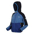 Strong Blue-Navy - Side - Regatta Childrens-Kids Dissolver VII Full Zip Fleece Jacket