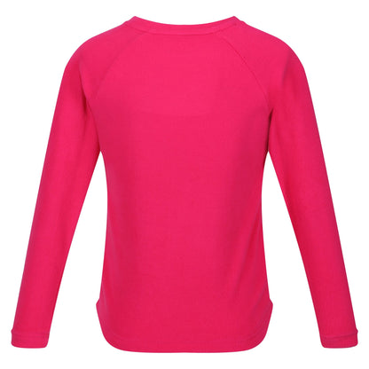 Pink Potion - Back - Regatta Childrens-Kids Thermal Base Layer Top