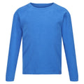 Strong Blue - Front - Regatta Childrens-Kids Thermal Base Layer Top