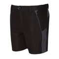 Black-Seal Grey - Side - Regatta Childrens-Kids Sorcer Mountain III Shorts