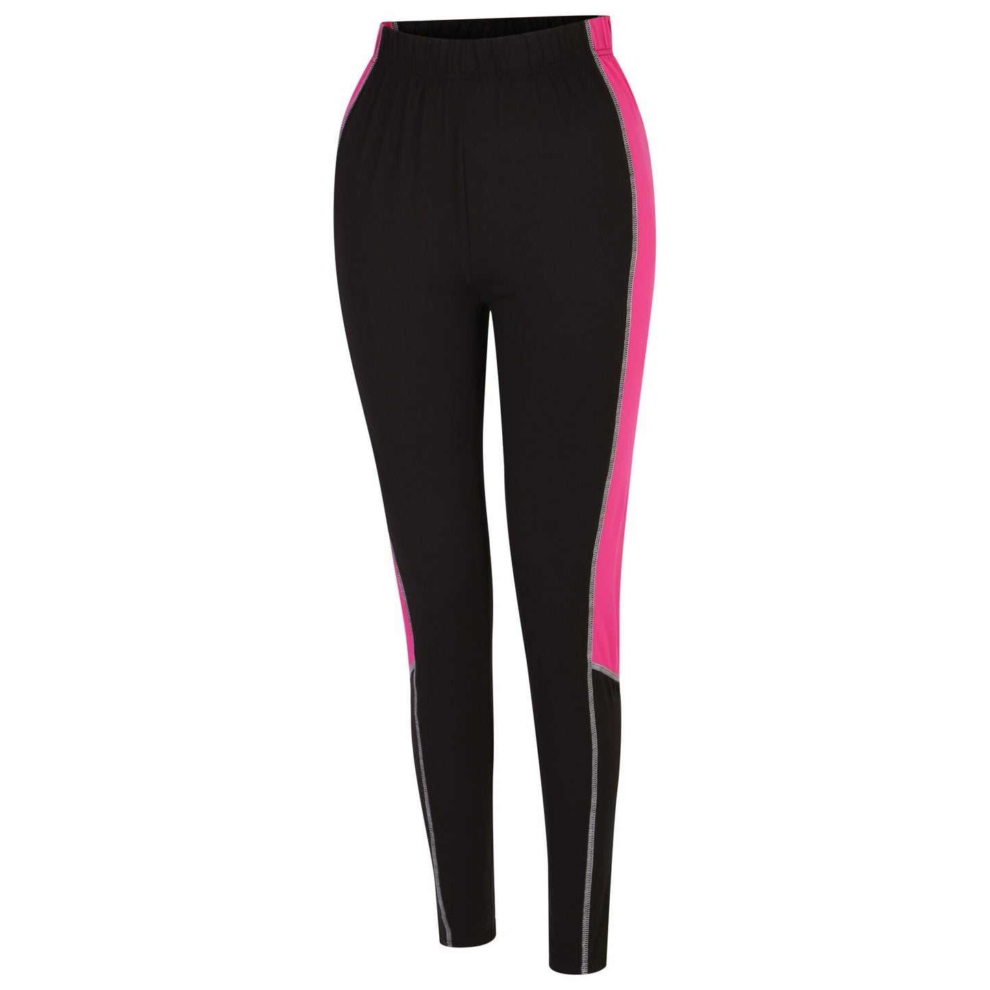 Pure Pink-Black - Pack Shot - Dare 2B Womens-Ladies Exchange III Contrast Panel Base Layer Set