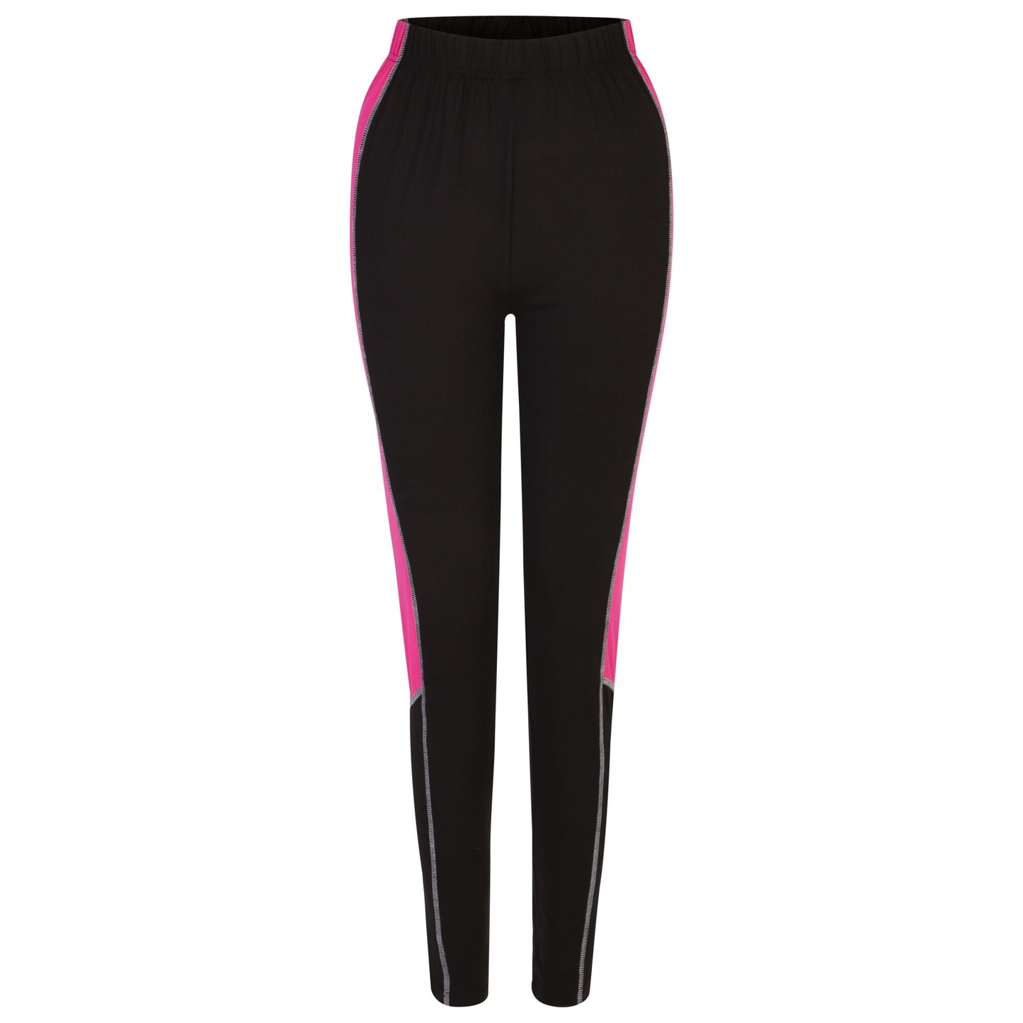 Pure Pink-Black - Close up - Dare 2B Womens-Ladies Exchange III Contrast Panel Base Layer Set