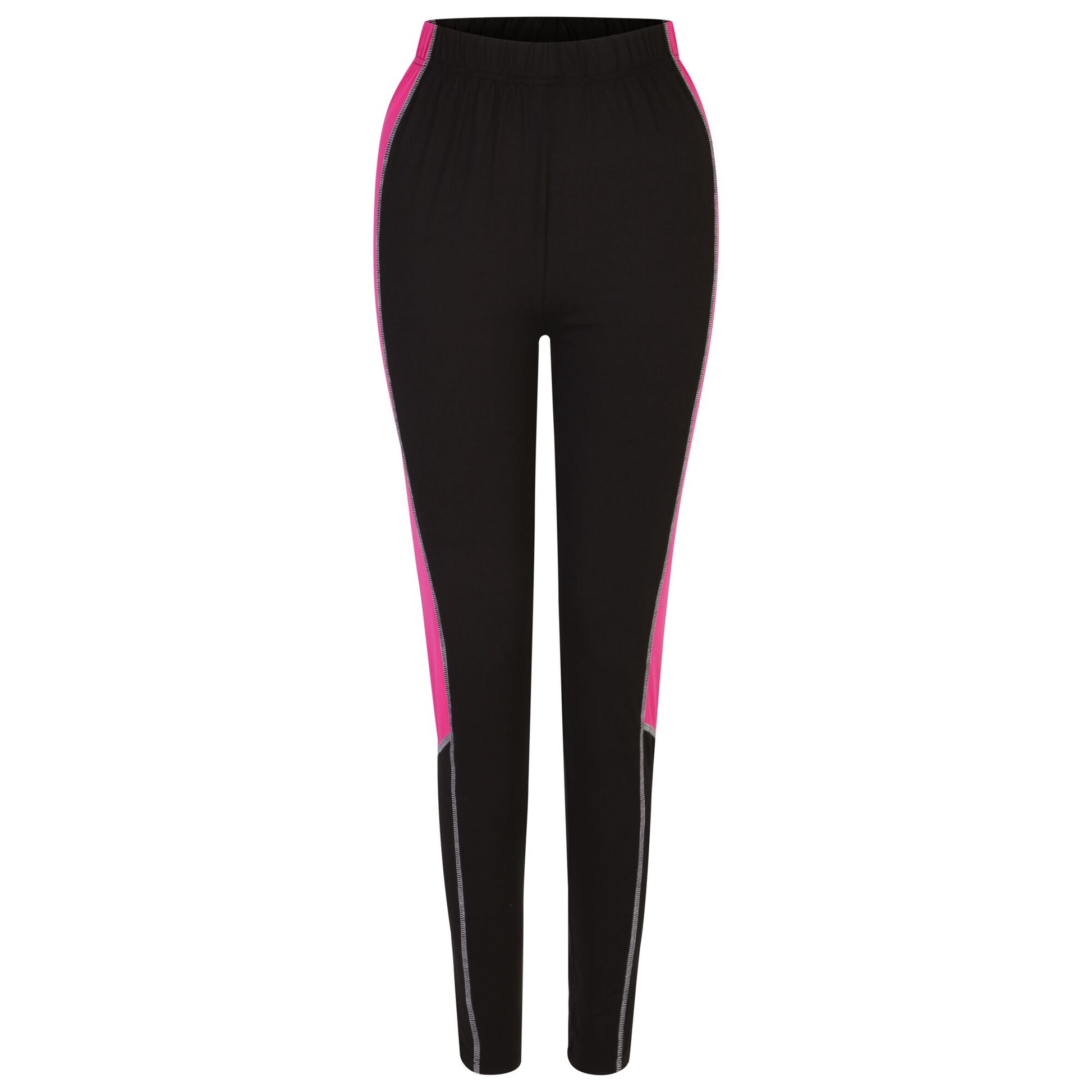 Pure Pink-Black - Close up - Dare 2B Womens-Ladies Exchange III Contrast Panel Base Layer Set