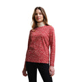 Red - Side - Regatta Womens-Ladies Orla Kiely Berry Long-Sleeved T-Shirt