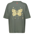 Dark Khaki - Back - Regatta Womens-Ladies Christian Lacroix Bellegarde Butterfly Back Print T-Shirt