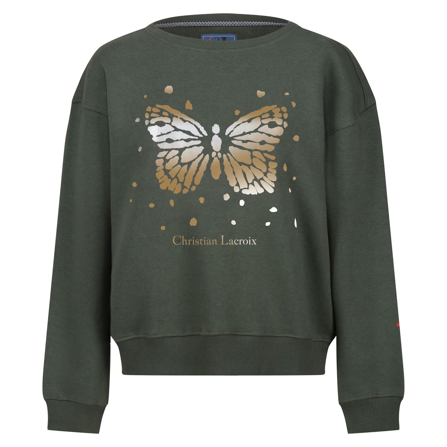 Dark Khaki - Front - Regatta Womens-Ladies Christian Lacroix Beauvision Butterfly Sweatshirt