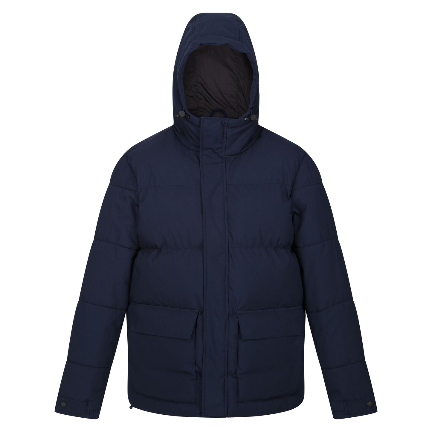Navy - Front - Regatta Mens Falkner Padded Jacket