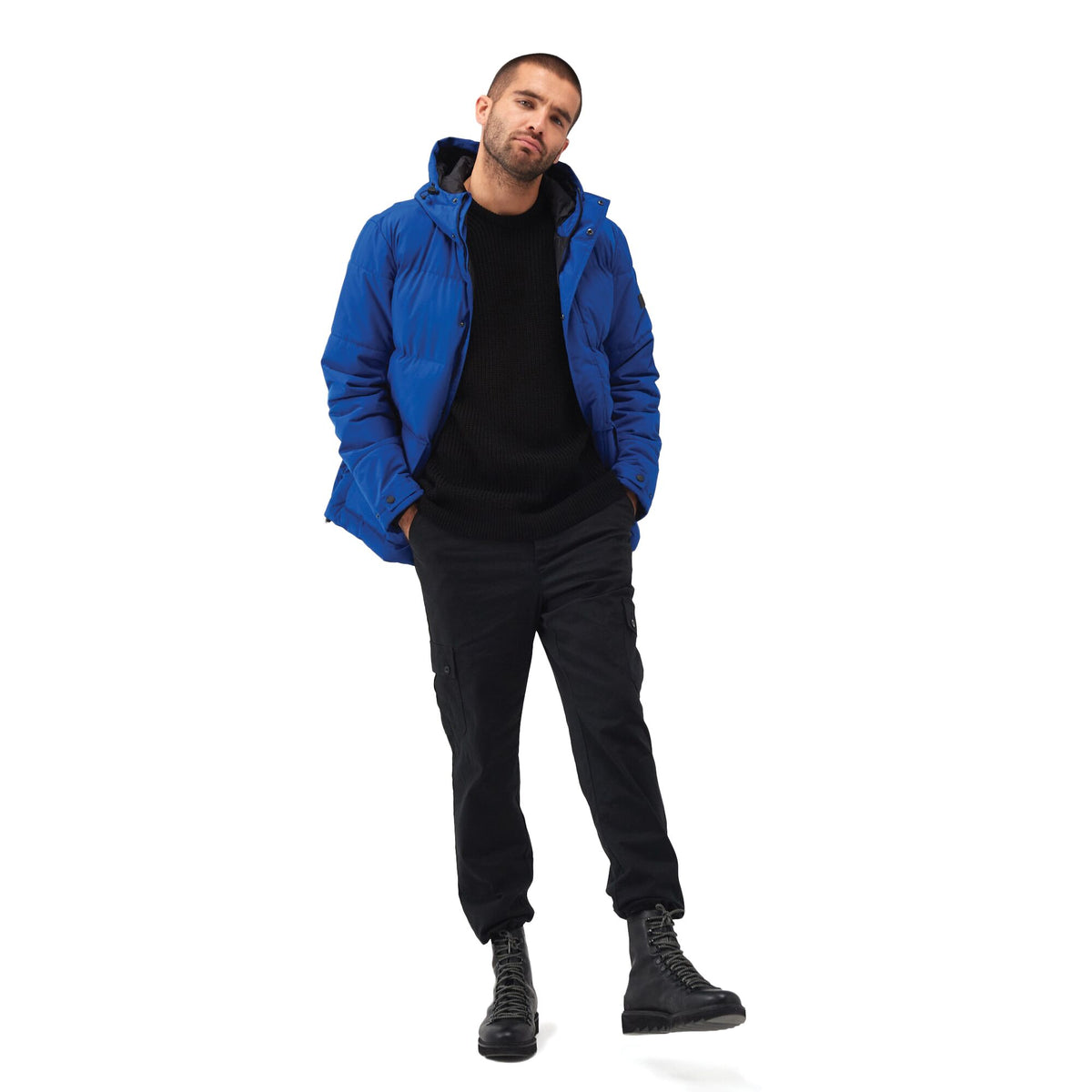 New Royal - Pack Shot - Regatta Mens Falkner Padded Jacket
