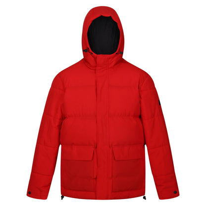 Danger Red - Front - Regatta Mens Falkner Padded Jacket