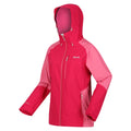 Pink Potion-Fruit Dove - Side - Regatta Womens-Ladies Highton IV Stretch Raincoat