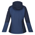 Admiral Blue-Navy - Back - Regatta Womens-Ladies Highton IV Stretch Raincoat