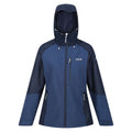 Admiral Blue-Navy - Front - Regatta Womens-Ladies Highton IV Stretch Raincoat