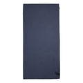 Navy-White - Back - Regatta Striped Microfibre Beach Towel