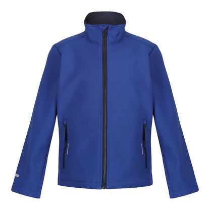 New Royal-Navy - Front - Regatta Professional Childrens-Kids 2 Layer Soft Shell Jacket
