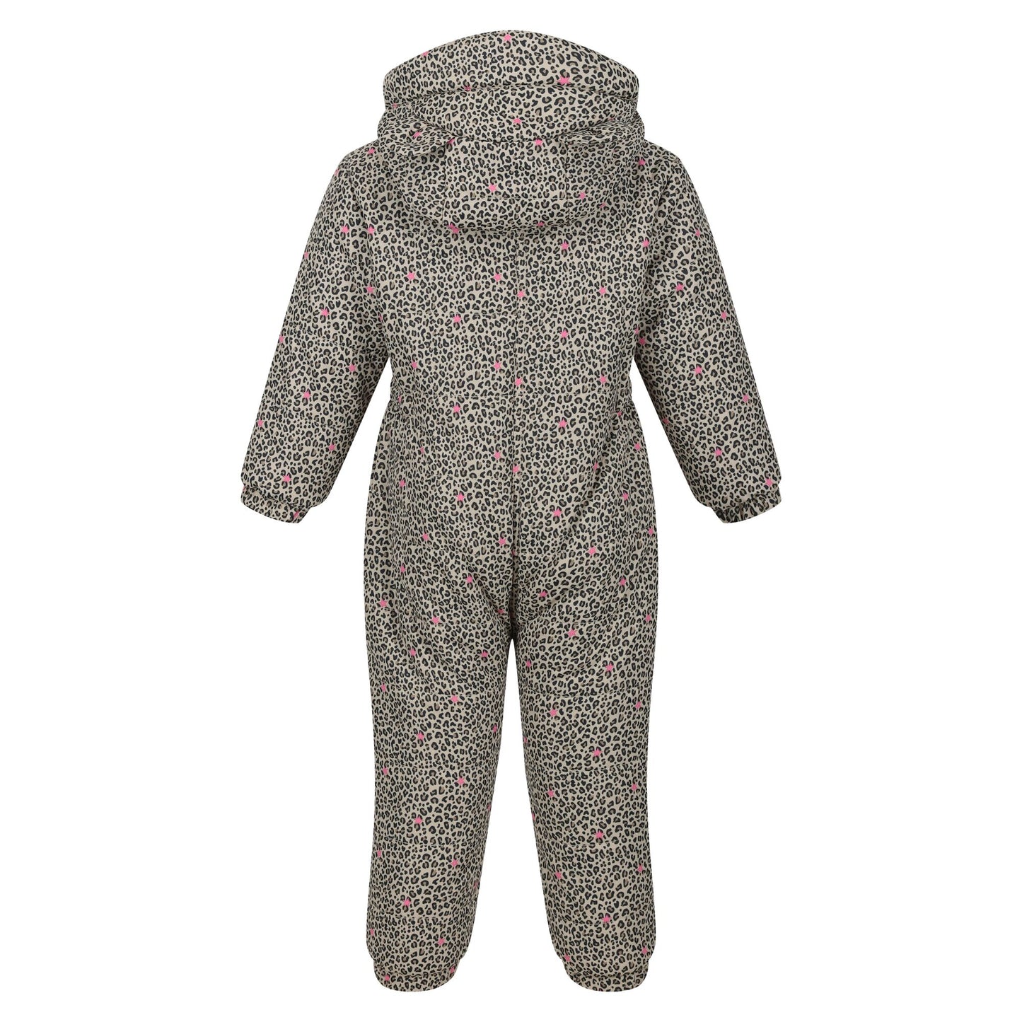 Hessian - Back - Regatta Childrens-Kids Penrose Animal Ditsy Print Puddle Suit