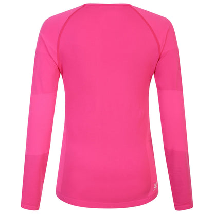 Pure Pink - Side - Dare 2B Womens-Ladies In The Zone II Base Layer Set