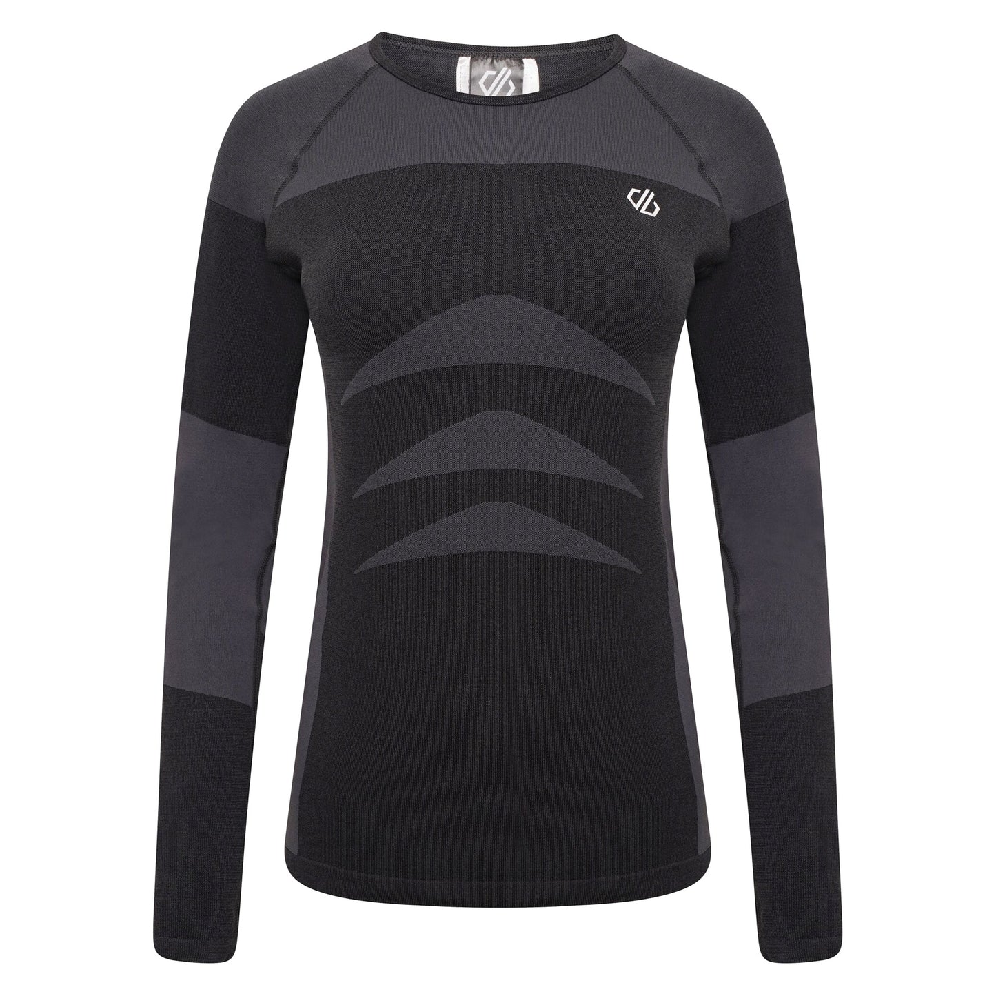 Black-Black - Back - Dare 2B Womens-Ladies In The Zone II Base Layer Set