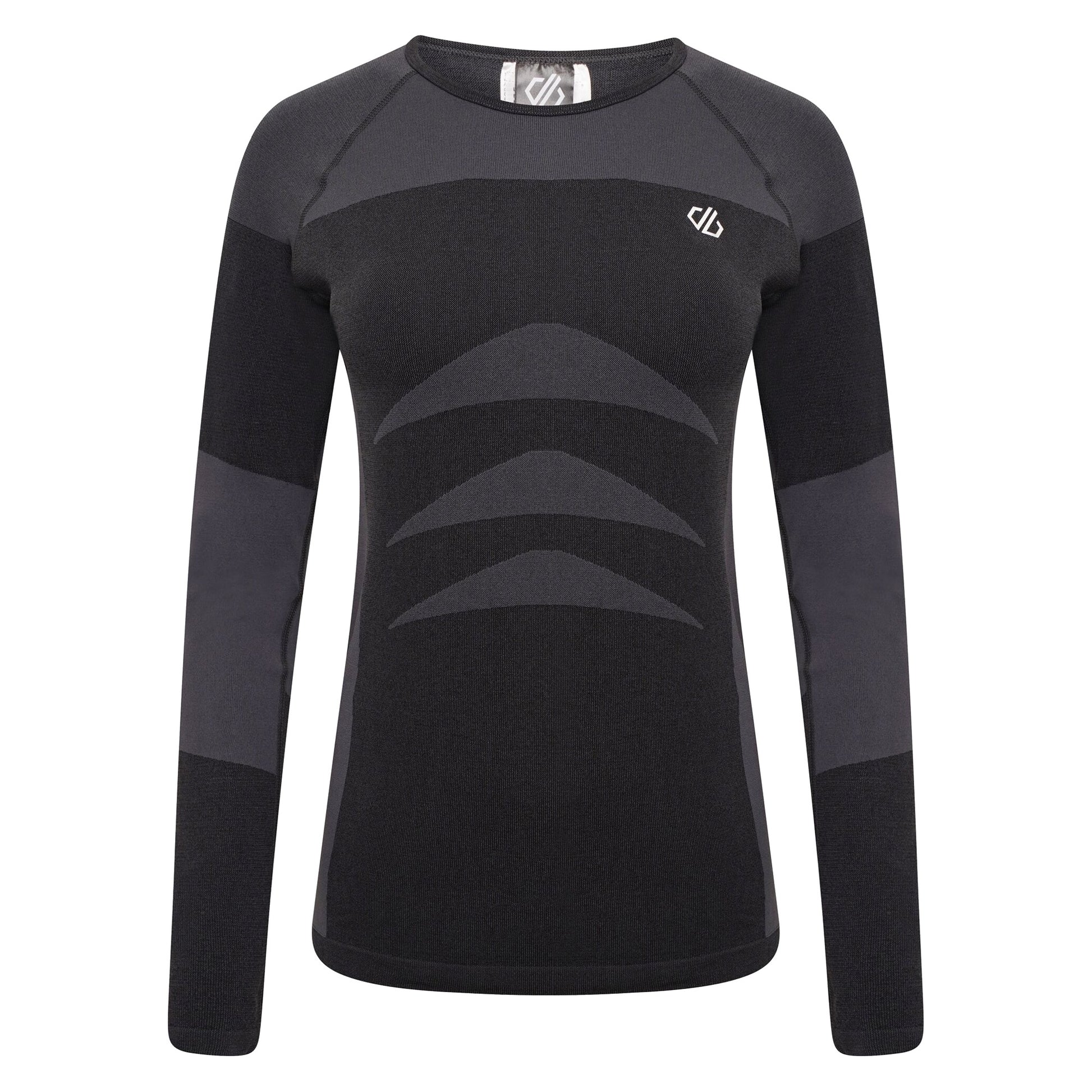 Black-Black - Back - Dare 2B Womens-Ladies In The Zone II Base Layer Set